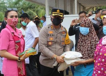 AKBP Deni Kurniawan Resmikan Kampung Tangguh Nusantara di Labusel