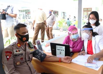 Vaksinasi Covid-19 di Siantar Dimulai