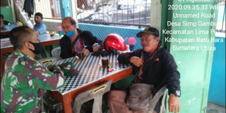 Sadarkan Masyarakat Tentang Pentingnya Mematuhi Prokes Personel Kodim 0208/Asahan Sadarkan Masyarakat Tentang Pentingnya Mematuhi Prokes Personel Kodim 0208/Asahan