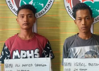 Ali Siregar dan Temannya Ditangkap Bawa Ganja