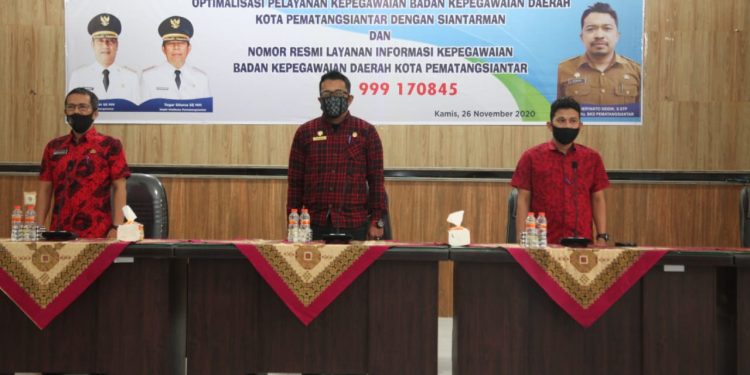 BKD Siantar Miliki Aplikasi Siantarman untuk Sistem Pelayanan Kepegawaian