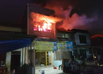 Kebakaran Hanguskan Tiga Unit Rumah Di Serbelawan