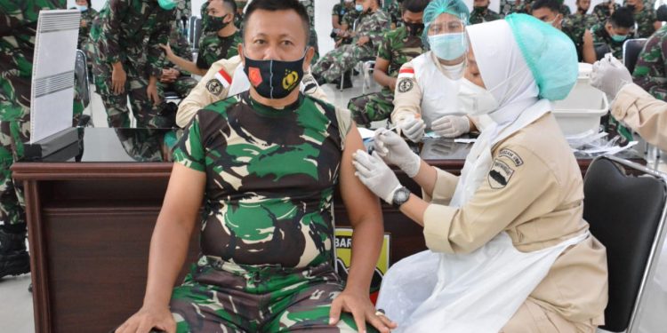 Pangdam I/BB Pastikan Seluruh Prajuritnya akan Divaksin Covid-19