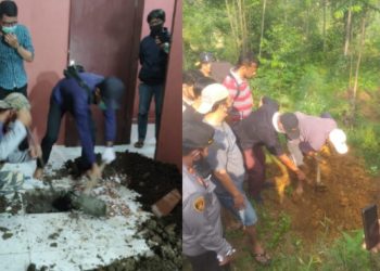 Pelaku Pembunuhan Abang Kandung yang Dikubur di Lantai Rumah Kontrakan juga Kubur Korban Lain di Ladang Ubi