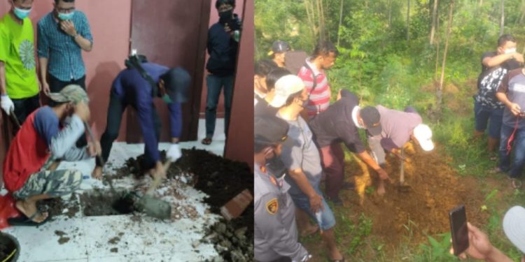 Pelaku Pembunuhan Abang Kandung yang Dikubur di Lantai Rumah Kontrakan juga Kubur Korban Lain di Ladang Ubi