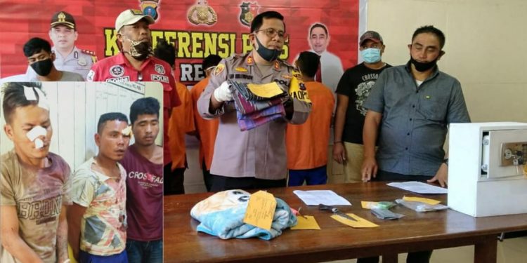 Merampok di Rumah Bandar Tarigan, saat Kabur Mobil Masuk Jurang. Empat Perampok Diciduk