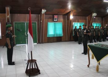 Danrindam I/BB Pimpin Upacara Pengambilan Sumpah dan Penyerahan Jabatan Dansecata-A Rindam I/BB