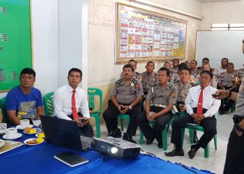 Kapolsek Perdagangan Adakan Giat UU ITE