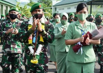 Danrem 023/KS Kolonel Inf Febriel Buyung Sikumbang Disambut di Sibolga