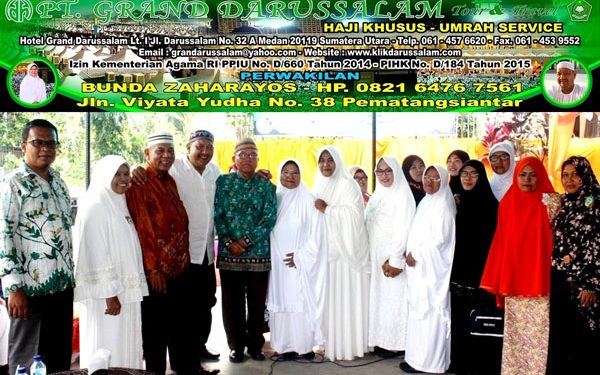 Asisten II Beri Motivasi kepada 49 Jamaah Umroh Grand Darussalam