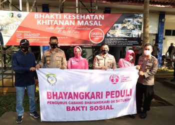 185 Anak Ikut Khitanan Massal Gratis di RS Bhayangkara Setukpa Lemdiklat Polri