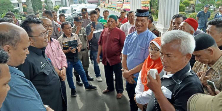 Cegah Bencana Sosial, Pembangunan Tugu Raja Sangnaualuh Dihentikan