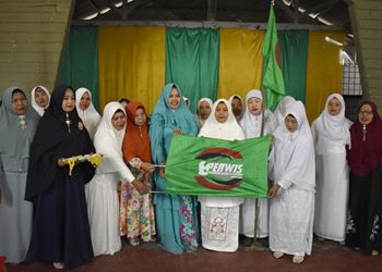 Deni Sartika SA.g MM Lantik Pengurus PERWIS se-Tapian Dolok