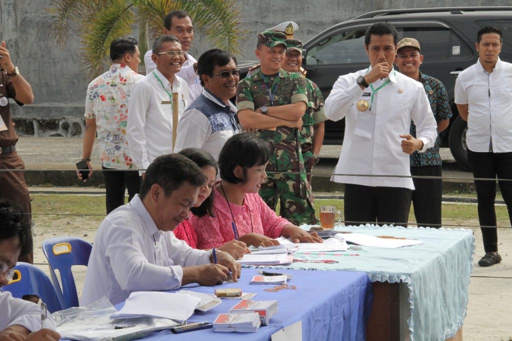Tim Desk Pilgubsu 2018 Kota Pematangsiantar Tinjau TPS