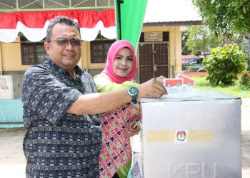 Tim Desk Pilgubsu 2018 Kota Pematangsiantar Tinjau TPS