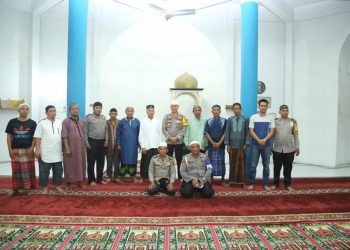 Sholat Subuh di Masjid Al Jihad, Ini Pesan Kapolrestabes Medan