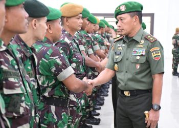 90 Personil Satgas Apter Kodam I/BB Diberangkatkan