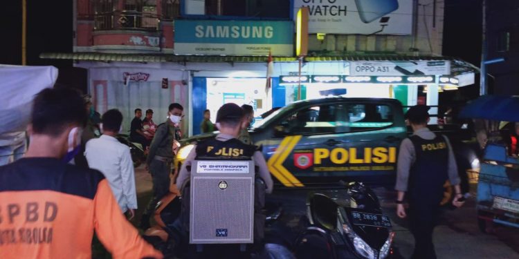 Polres Sibolga, Kodim 0211/TT bersama BPBD dan Satpol PP Laksanakan Pendisiplinan Protokol Kesehatan