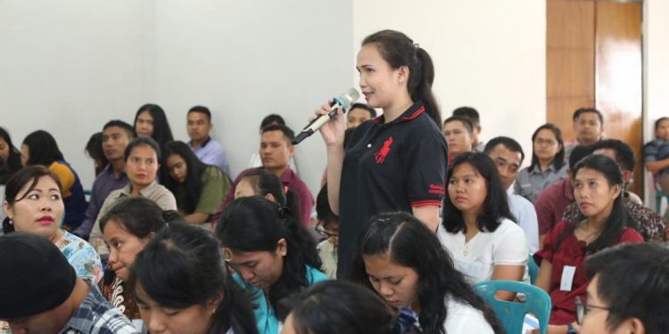 Seminar dan Diskusi Pemuda Gereja untuk Pemilu Damai Bersama Kapolrestabes Medan