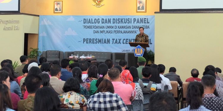 Kanwil Dirjen Pajak Sumut II Menyapa Pelaku UMKM di Kawasan Danau Toba