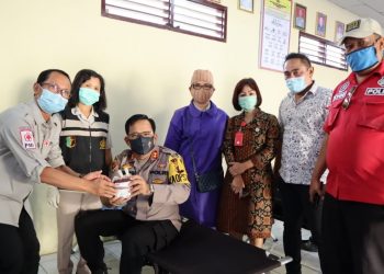 Sambut HUT ke-74 Bhayangkara, 80 Anggota Polres Dairi Donorkan Darah