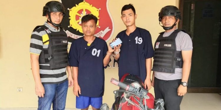 Dua Jambret HP Ronaldo Pasaribu dan Andreas Siagian Diringkus Tim Pegasus
