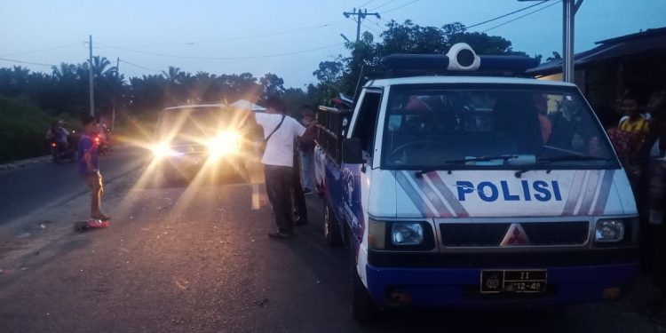 Kecelakaan di Tanjung Pinggir, Dua Pengendara Asal Simalungun "Cium Aspal"