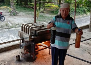 Kreatif, Warga Asahan Ubah Limbah Jadi Bahan Bakar