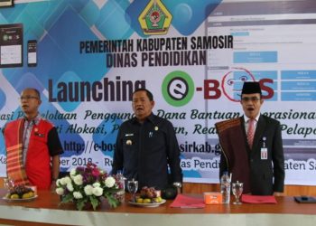 Pemkab Samosir Launching Aplikasi e-BOS