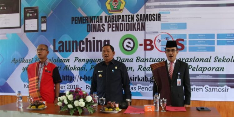 Pemkab Samosir Launching Aplikasi e-BOS Pemkab Samosir Launching Aplikasi e-BOS