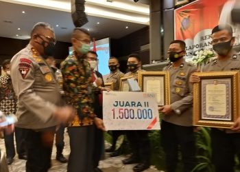 Polres Simalungun Raih Perigkat II Indikator Kinerja Pelaksanaan Anggaran