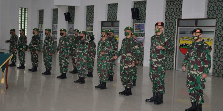 Pangdam I/BB Mayjen TNI Hassanudin SIP, MM Pimpin Sertijab Pejabat Kodam I/BB