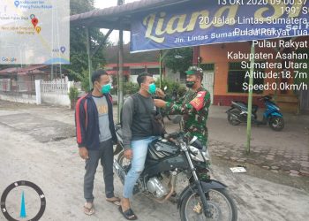 Personel Jajaran Kodim 0208/Asahan Masih Mendapati Masyarakat Yang Tidak Mematuhi Protkes