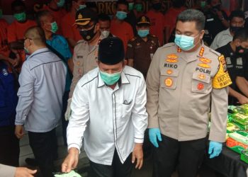 55 Kg sabu-sabu, 977 Butir Ekstasi Dimusnahkan Satres Narkoba Polrestabes Medan