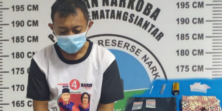 Bawa Sabu, Pria asal Simalungun ini Diciduk Polres Pematangsiantar
