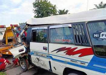 Parningotan Lumban Tobing dan Seorang Penumpang Sibuluan Indah Tewas dalam Kecelakaan di Tol Amplas