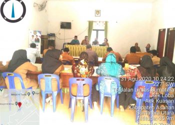 Sukseskan Program Pemerintah, Personel Kodim 0208/Asahan Ikuti Musyawarah RKP Desa Tahun 2021