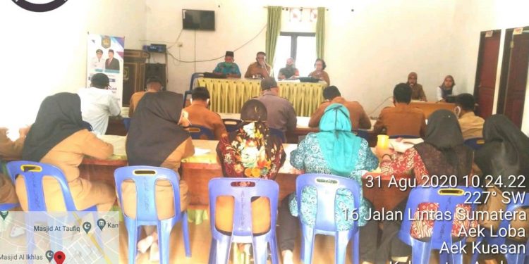 Sukseskan Program Pemerintah, Personel Kodim 0208/Asahan Ikuti Musyawarah RKP Desa Tahun 2021