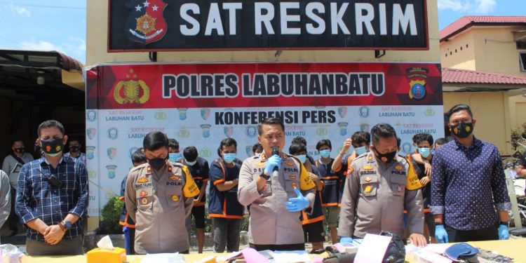 Ops Sikat Toba, Polres Labuhanbatu Ungkap 104 Kasus dengan 130 Tersangka