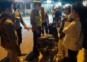 Polres Taput Jaring Puluhan Sepedamotor pada Penertiban Knalpot Blong