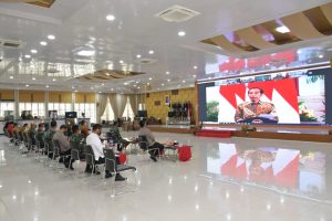 Pangdam I/BB Bersama FKPD Sumut Terima Pengarahan Pencegahan Karhutla dari Presiden Jokowi