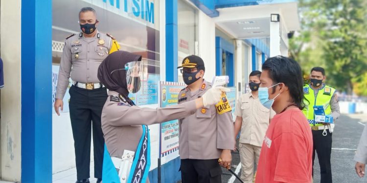 Polres Dairi Terapkan Protokol Kesehatan di Era Adaptasi Kebiasan Baru