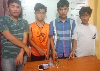 Empat ParSiantar Diringkus Sat Narkoba Simalungun