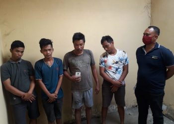 Empat Pelaku Spesialis Maling HP di Pasar Bengkel Diciduk