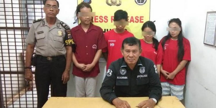 Pesta Sabu di Kost Digrebek Lurah, Dua Wanita dan Dua Pria Diamankan