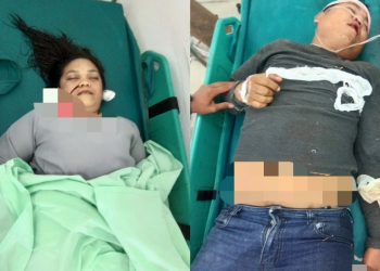 Sepedamotor Putra Hutabarat Kecelakaan di Sidikalang, Istrinya Meregang Nyawa