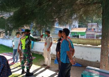 Objek Wisata Parapat Mulai Ramai Pengunjung, Ini Tindakan Babinsa Koramil 11/Parapat Kodim 0207/Simalungun