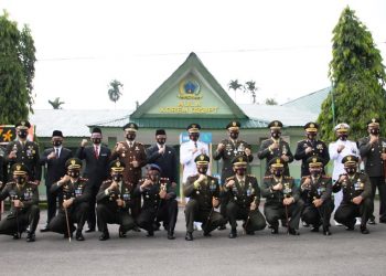 Wakil Walikota Siantar Ikuti Upacara Virtual HUT ke-75 TNI