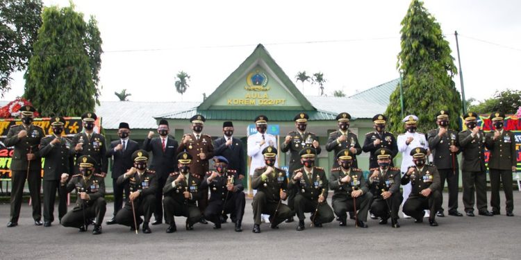Wakil Walikota Siantar Ikuti Upacara Virtual HUT ke-75 TNI