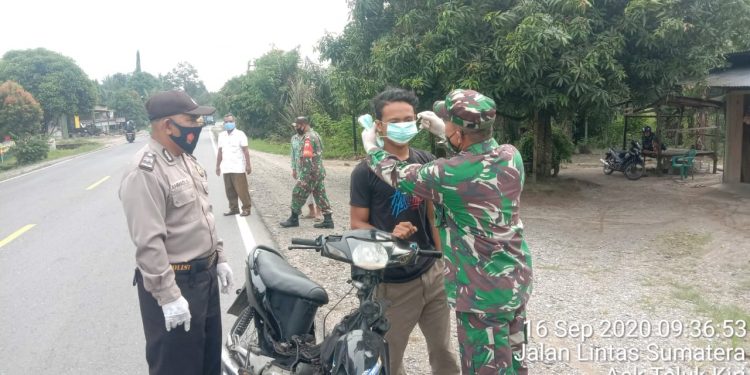Personil TNI-Polri Dan Instansi Terkait Kompak Laksanakan Operasi Yustisi Pendisiplinan Protokol Kesehatan